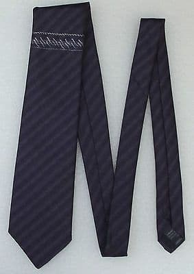 Purple silk tie by M&S